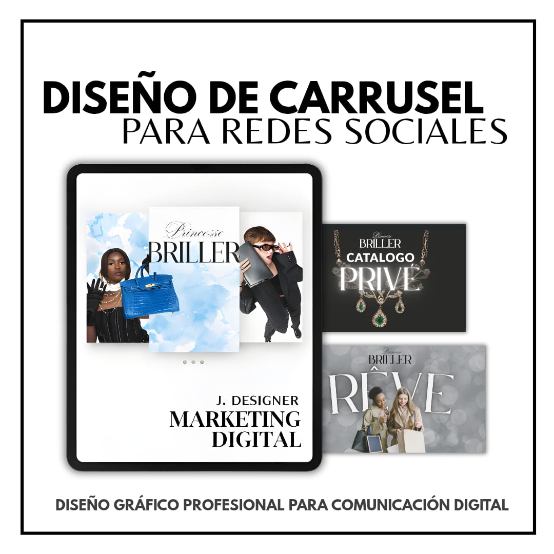 Diseño de carrusel para redes sociales